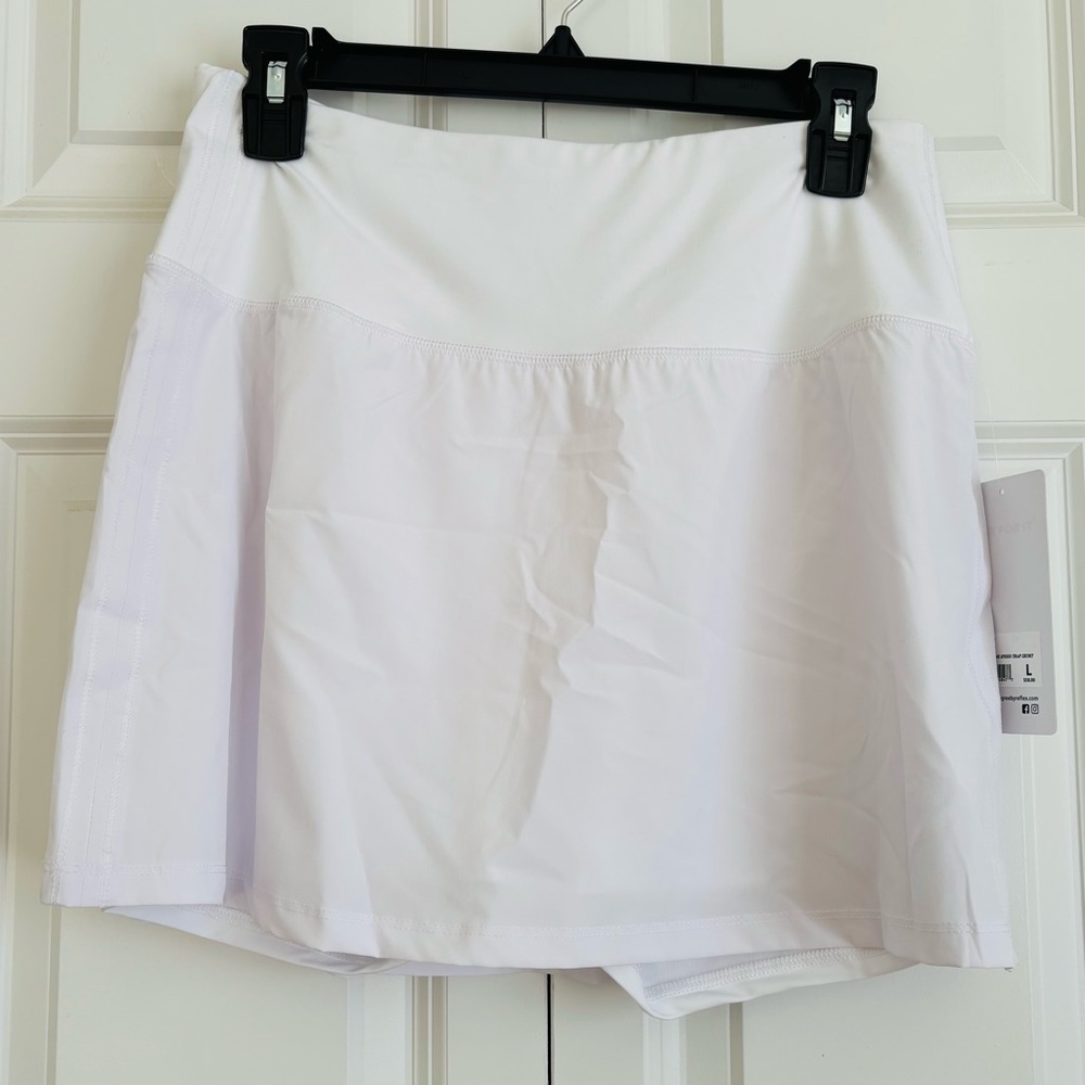 White Athletic Skort